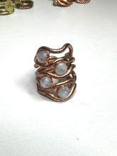 Load image into Gallery viewer, ABRACADABRA Moonstone Waves Ring sz 6.5