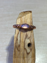 Load image into Gallery viewer, ABRACADABRA twisted marquise shaped Moonstone Ring sz 5.25