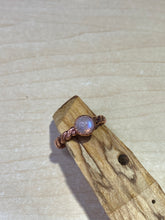 Load image into Gallery viewer, ABRACADABRA twisted round Moonstone Ring sz 5.25