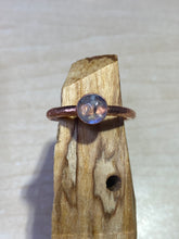 Load image into Gallery viewer, ABRACADABRA round Moonstone Ring sz 5.75
