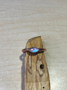 ABRACADABRA Moonstone Ring sz 6