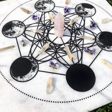 Load image into Gallery viewer, La Luna Marble Crystal Grid