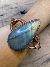 Load image into Gallery viewer, ABRACADABRA Labradorite Bangle